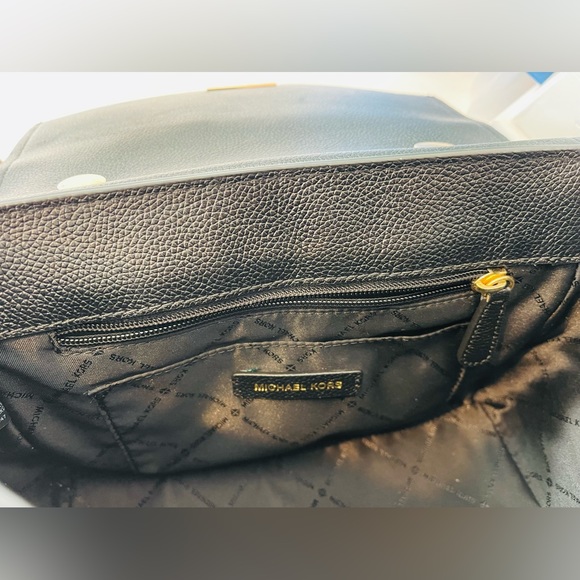 Michael Kors Black Logo Satchel - Picture 7 of 12